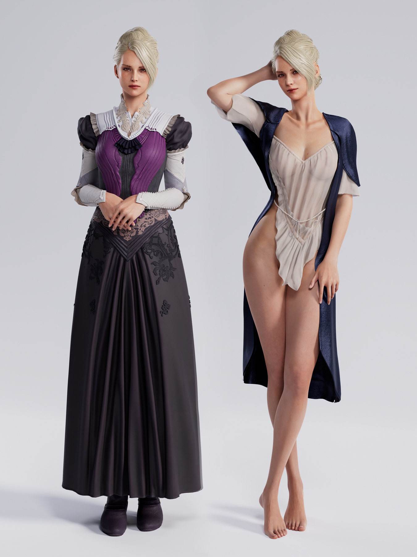 1girls, 3d, anabella rosfield, billyhhyb, blonde hair, female, female only, final fantasy, final fantasy xvi, full body, fully clothed, tagme