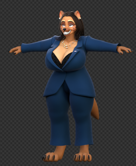 3d_(artwork) american_flag anthro big_breasts blue_clothing blue_suit bra breasts brown_body brown_eyes brown_fur brown_hair business_suit checkered checkered_background cleavage clothed clothing digital_media_(artwork) ear_piercing ear_ring eyelashes female fur gem hair humanoid hyena jewelry kamala_harris kamala_harris_(hyena) kamala_harris_(violetv0ids) long_eyelashes mammal meme necklace pattern_background pearl_(gem) pearl_necklace piercing politics ring_piercing simple_background smile solo spotted_hyena suit thick_thighs underwear united_states_of_america violetv0ids wide_hips