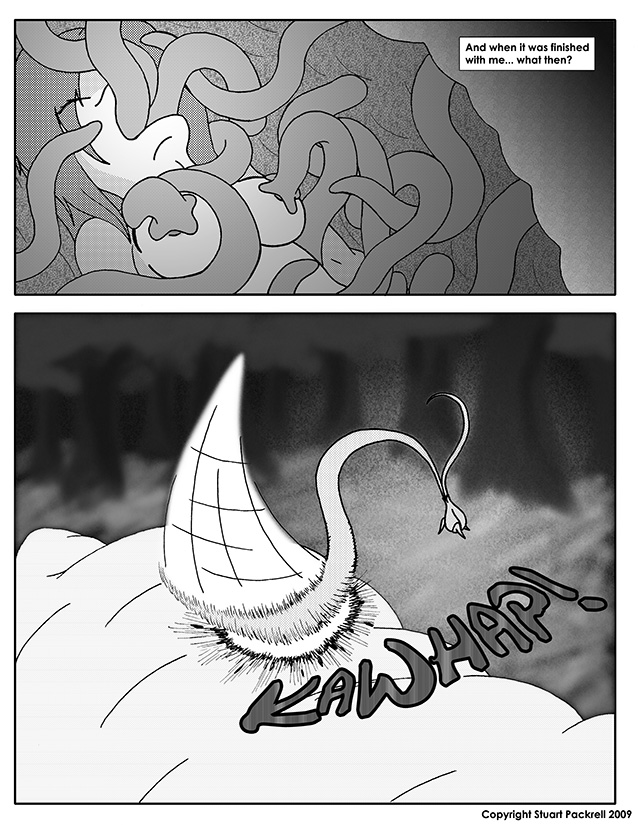 annelid anthro breast_sucking breasts comic english_text female foxcat greyscale internal linda_wright milking_tentacles monochrome oral oral_penetration penetration plant sucking tentacle tentacle_sex tentacle_sucking_breasts terdburgler text vore worm