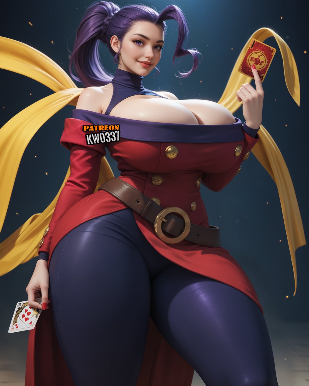 1female 1girls ai_generated ass big_ass big_breasts breasts female huge_ass huge_breasts kw0337 large_ass large_breasts rose_(street_fighter) solo solo_female street_fighter thick_thighs