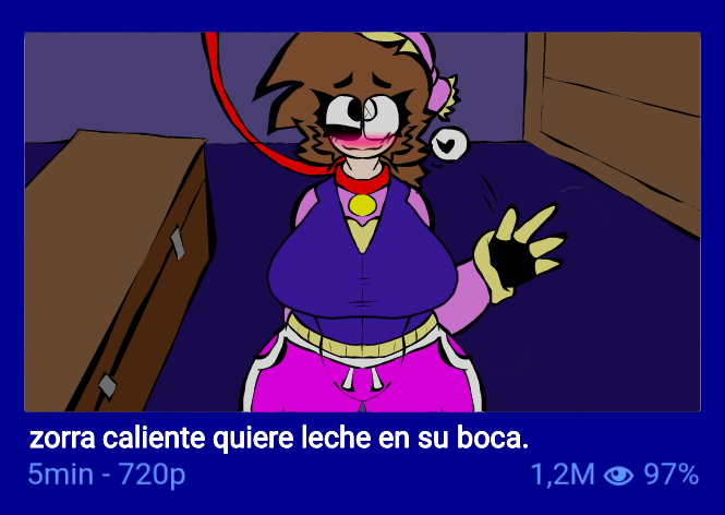 big_breasts black_eyes brown_hair dog_collar female gloves grey_eyes jacket meme parody rainbowy_alchie(character) shitpost youtube youtube_hispanic