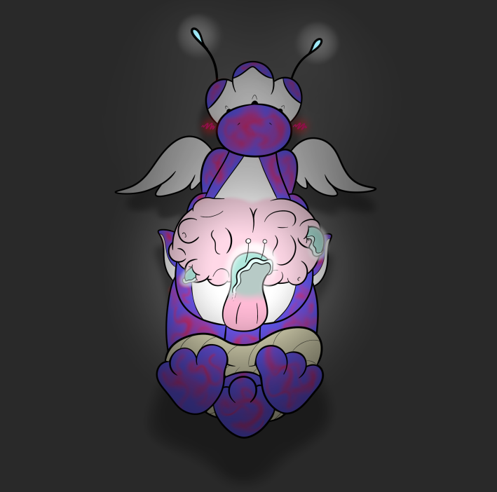 3_eyes 3_toes antennae anthro blush bound forced full_body gastropod glowing grey_background gyroesehni mario_(series) multi_arm multi_eye multi_leg multi_limb nervous nintendo parasite simple_background slug teats toes transformation udders video_games wings worried yoshi