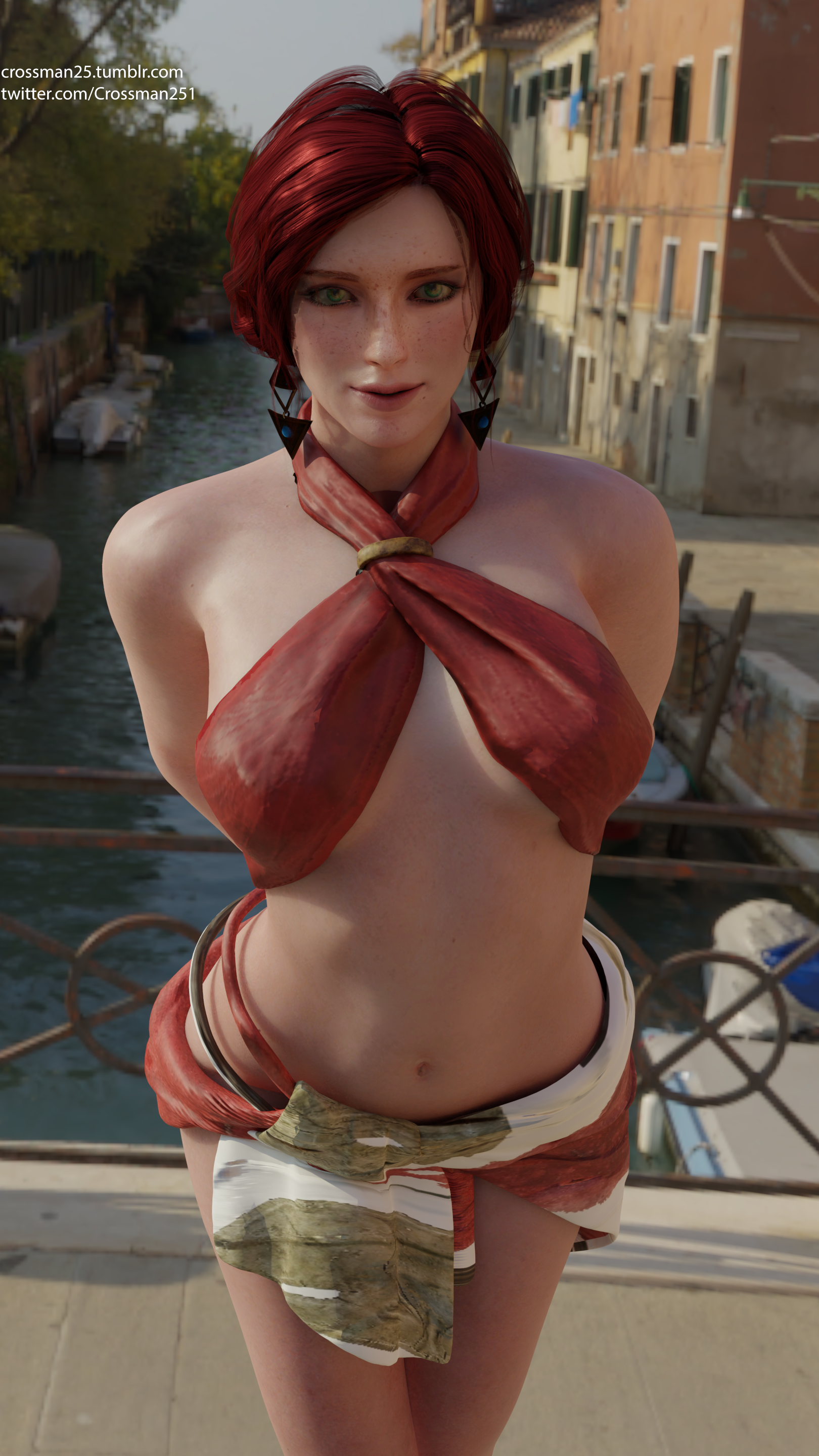 1girls, 2018, 3d, cd projekt red, crossman25, female, solo, solo female, tagme, the witcher, the witcher (series), the witcher 2, the witcher 3: wild hunt, triss merigold
