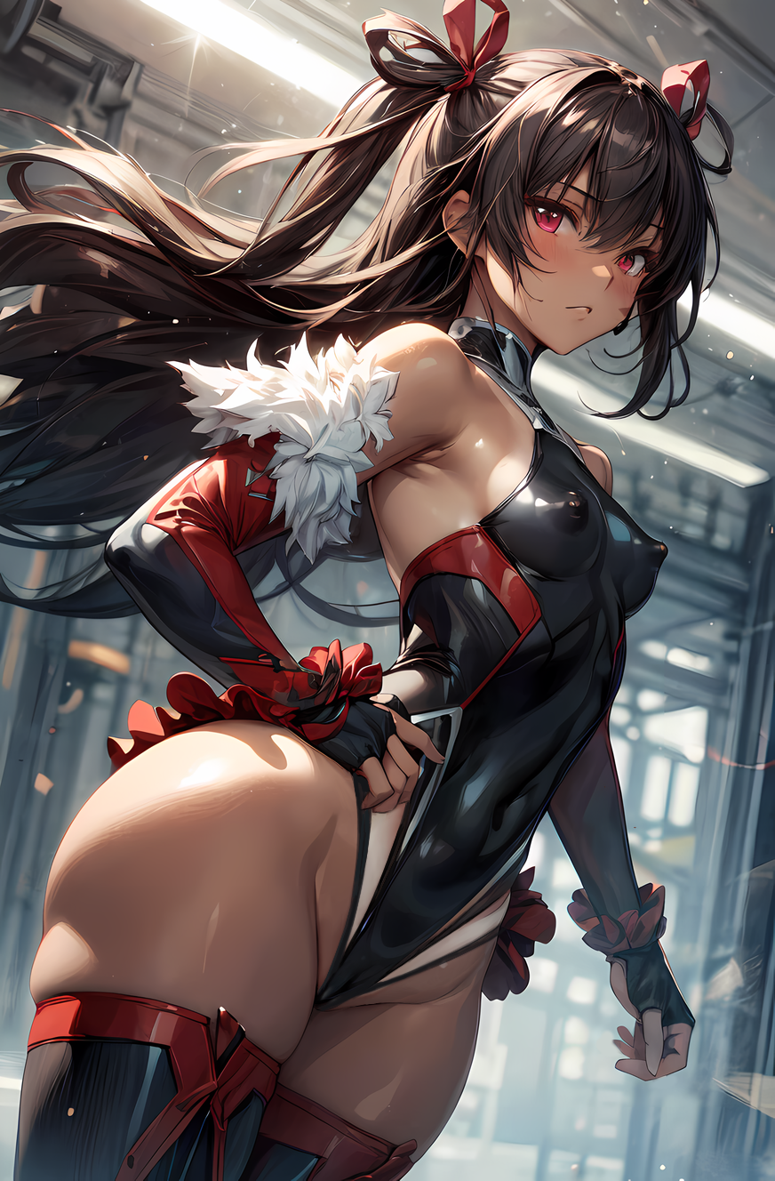 1girls ai ai_generated big big_ass dark-skinned_female dark_skin female female_focus lilith-soft mizuki_yukikaze only_female small_breasts taimanin_(series) taimanin_asagi taimanin_asagi_battle_arena taimanin_rpgx taimanin_yukikaze thick_thighs