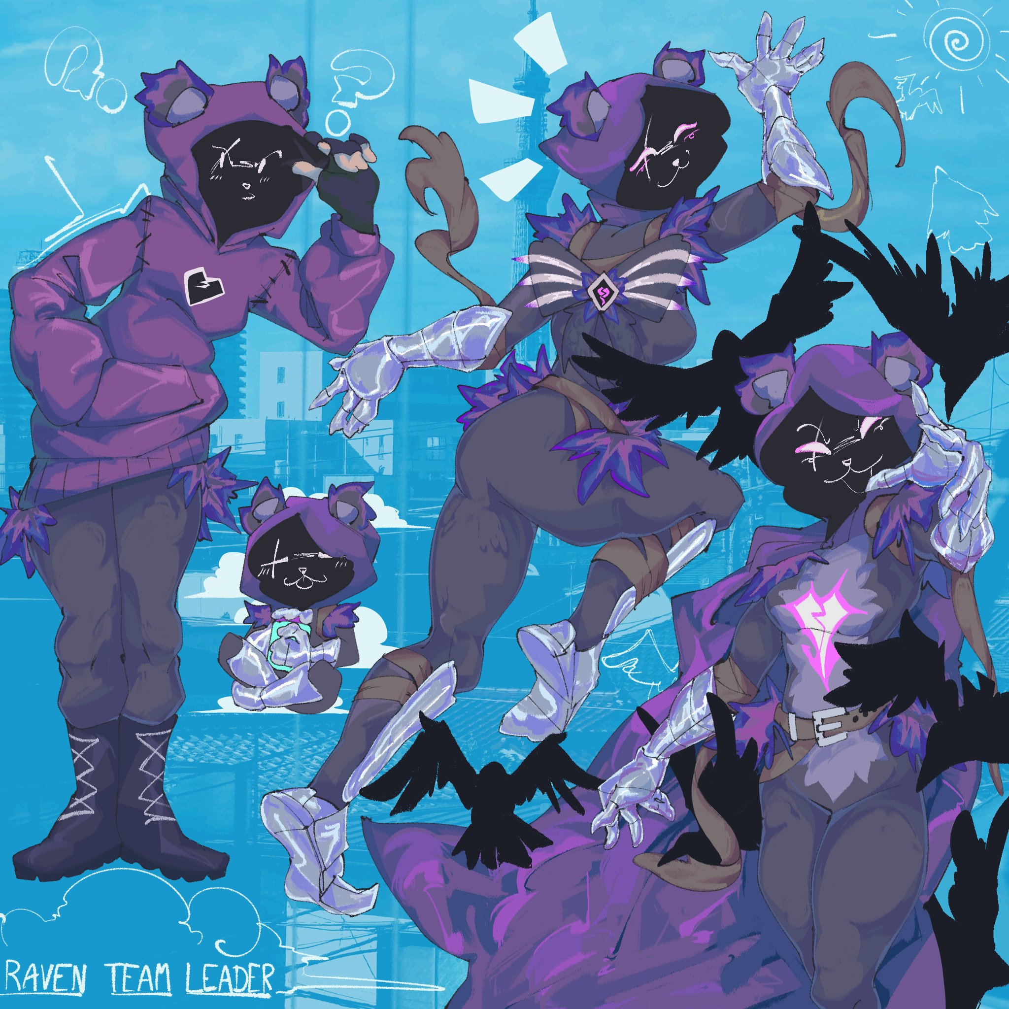 anthro, armpits, back view, big breasts, breasts, female, fortnite, fortnite: battle royale, raven team leader, thick thighs, wezaen144p, wide hips