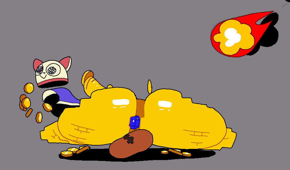 animated anthro ass big_butt buttplug coin coin_pouch dream_bbq ena_(series) felid feline kane_(dream_bbq) kane_(ena) male male_only mammal money plug_(sex_toy) sex_toy solo superiorfox thysvid
