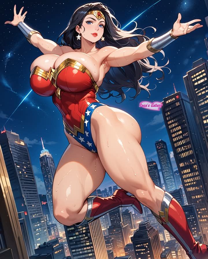 ai_generated ass big_ass big_breasts breasts dc dc_comics diana_prince female_only huge_breasts large_ass large_breasts solo_female thick_thighs wide_hips wonder_woman wonder_woman_(series)