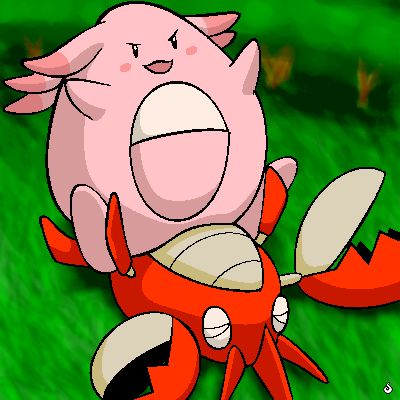 blush chansey color corphish cowgirl_position female feral interspecies male nude pink_skin pokemon pokemon_rgby pokemon_rse tagme