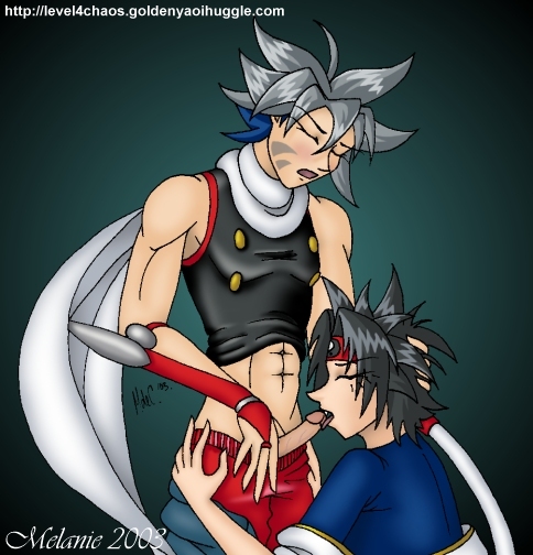 2boys beyblade fellatio kai_hiwatari ray_kon yaoi