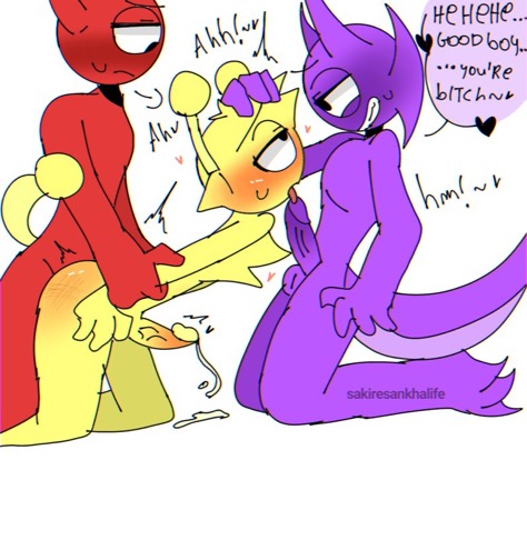durple (sprunki), gay, male, naked, penis, raddy (sprunki), sakiresankhalif, simon (sprunki), sprunki