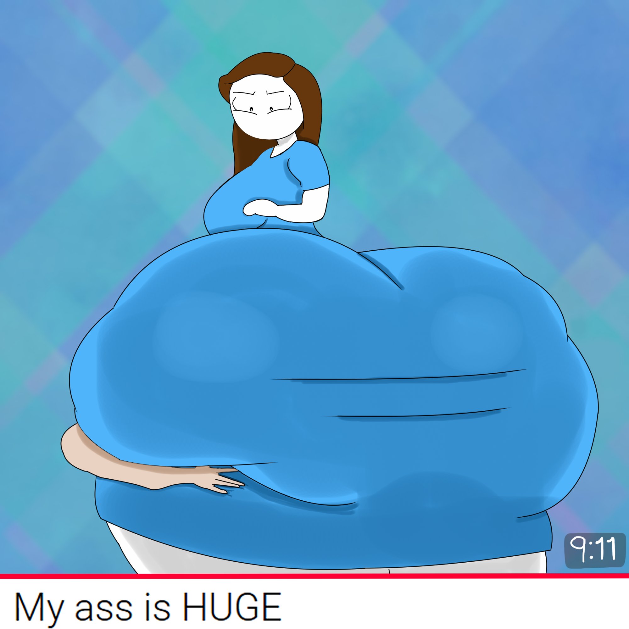 ass, ass focus, ass size talk, big ass, butt focus, clothing, dumptruck ass, female, female focus, gigantic ass, groping, groping ass, huge ass, humongous ass, hyper ass, internet celebrity, let me explain studios, rebecca parham, size talk, tagme, text, thick ass, thimbertson, wide hips, youtube, youtube thumbnail, youtuber