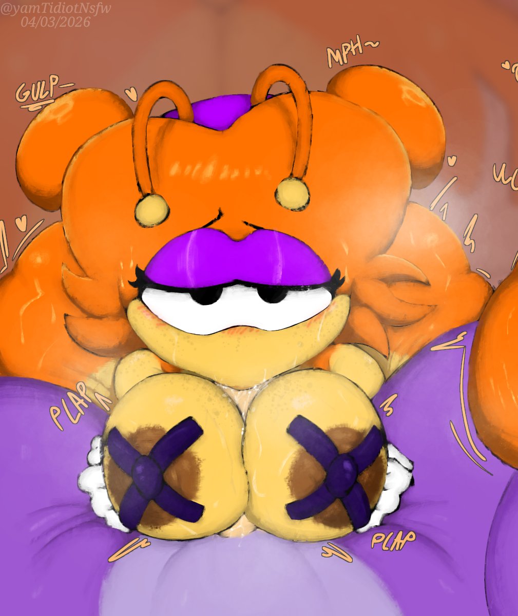 antennas, big breasts, blowjob, blowjob face, boyfriend (friday night funkin), covered nipples, d-side boyfriend, d-side encore boyfriend, d-side encore girlfriend, d-side girlfriend, dark nipples, fat ass, fox boy, freckles, friday night funkin, friday night funkin (d-side), friday night funkin mod, girlfriend (friday night funkin), huge ass, huge breasts, large breasts, looking at partner, moaning on cock, mobian, mobian (species), nipple bulge, nipples visible through clothing, oral, oral penetration, oral sex, orange hair, paizuri, penis between breasts, pov blowjob, pov male, pov paizuri, pressing breasts together, purple fur, snail, snail girl, sucking, sucking penis, twintails, whore eyes, yamtidiotnsfw