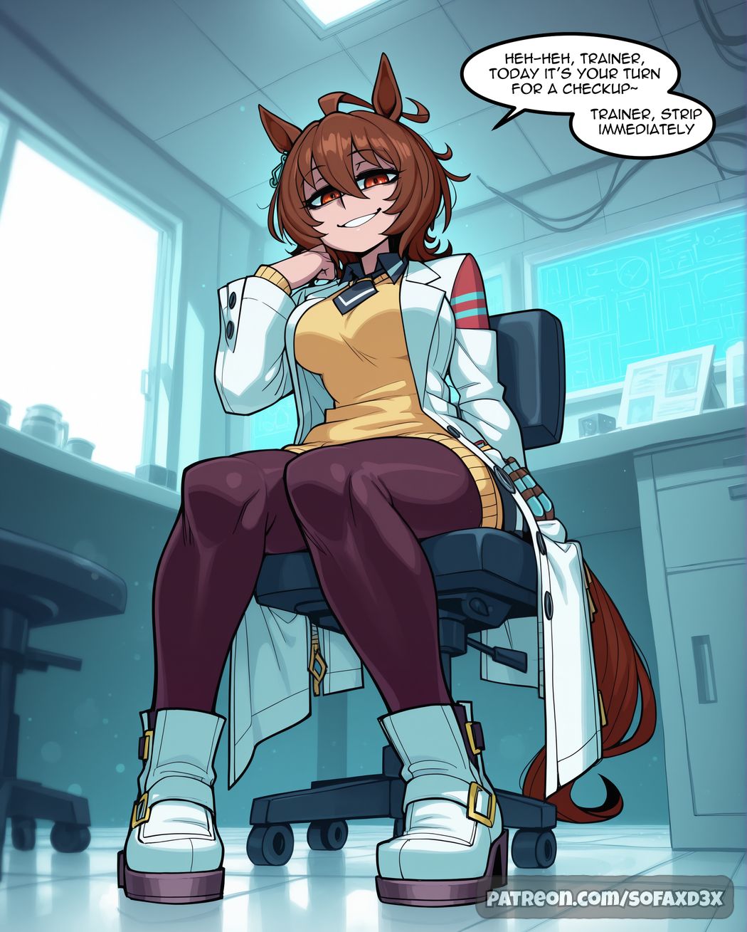 Agnes Tachyon (Umamusume) Rule 34 Image