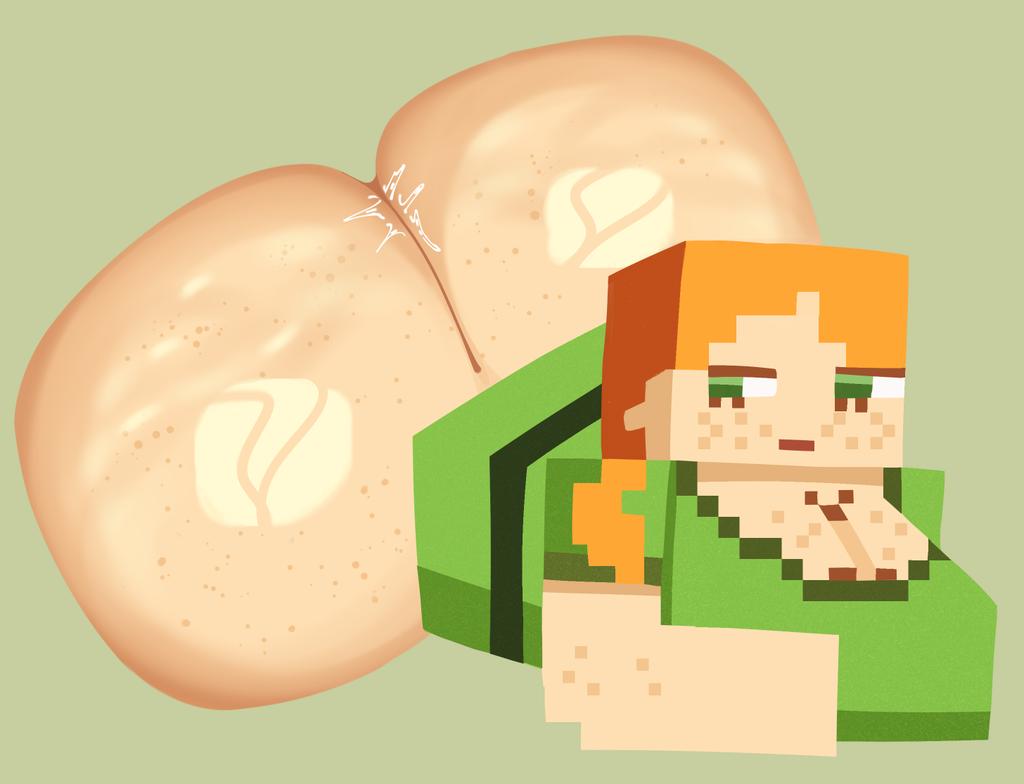 1girl, 1girls, 1human, 2d, 2d (artwork), alex (minecraft), ass, ass bigger than breasts, ass bigger than head, ass bigger than torso, ass crack, ass focus, ass out, ass sweat, ass up, background, big ass, big breasts, big butt, bottom heavy, bottom heavy female, bottomless, bottomless female, breasts, breasts bigger than head, bubble ass, bubble butt, butt, butt bigger than head, butt crack, butt focus, butt sweat, butt up, cleavage, cleavage cutout, clothed, clothed female, color, cube body, cube head, cubic anatomy, cubic body, cubic breasts, dumptruck ass, fat ass, female, female ass, female ass focus, female butt, female focus, female only, freck, freckles, freckles on ass, freckles on breasts, freckles on face, front view, gabessecretcave, gigantic ass, ginger, ginger female, ginger hair, ginger hair female, ginger-haired female, girl ass, green eyes, green eyes female, green topwear, green-eyed female, huge, huge ass, huge butt, human, human female, human only, large ass, large breasts, large butt, light skin, light-skinned female, long hair, lying, lying on back, massive ass, minecraft, pale skin, pale-skinned female, pawg, round ass, shirt only, simple background, solid color background, solo, solo female, solo focus, square (anatomy), square ass, square body, square head, sweat, sweaty, sweaty ass, sweaty butt, topwear, video game character, video games, wet ass, wobbling ass