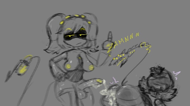 1futa, 1girls, ass, breasts, cum, cum in pussy, cyn (murder drones), cyn tail (murder drones), female, futa on female, futanari, j (murder drones), murder drones, penis, tagme, uzi (murder drones)