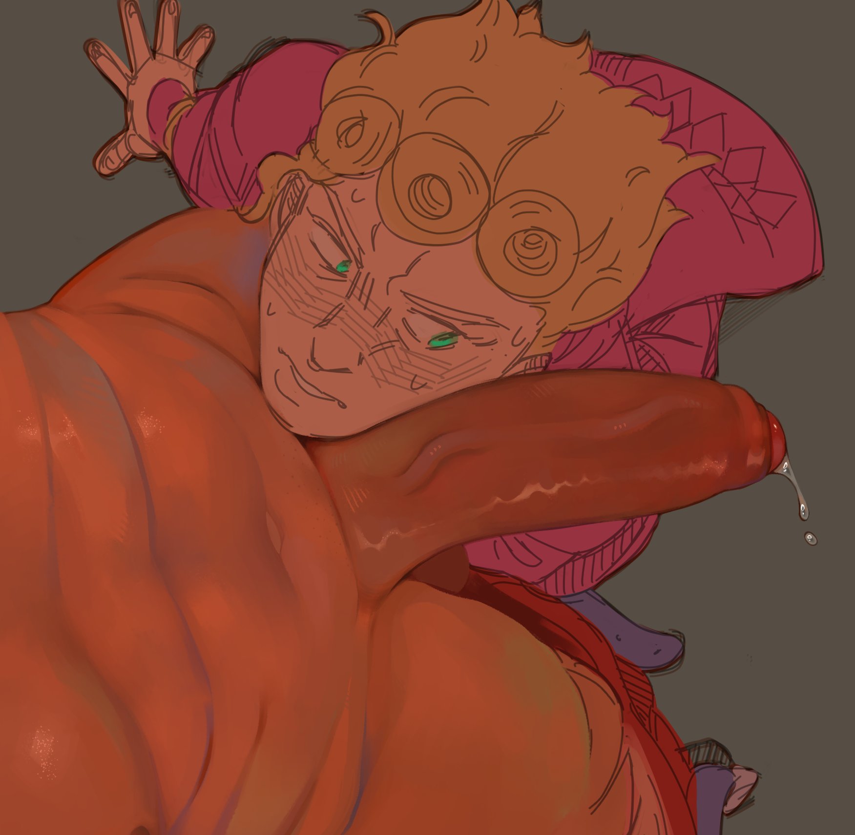 giorno giovanna, guido mista, jojo's bizarre adventure, male, male only, male/male, tagme, vento aureo, voreggy