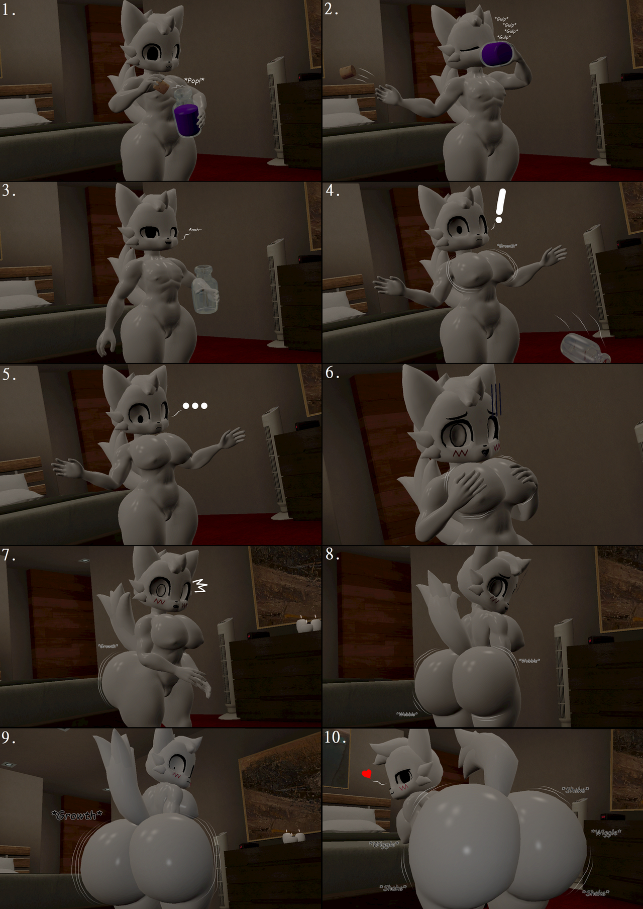 boykisser, comic, female, hourglass expansion, male, meme, skulltronprime969, tagme, transformation, transformation sequencen