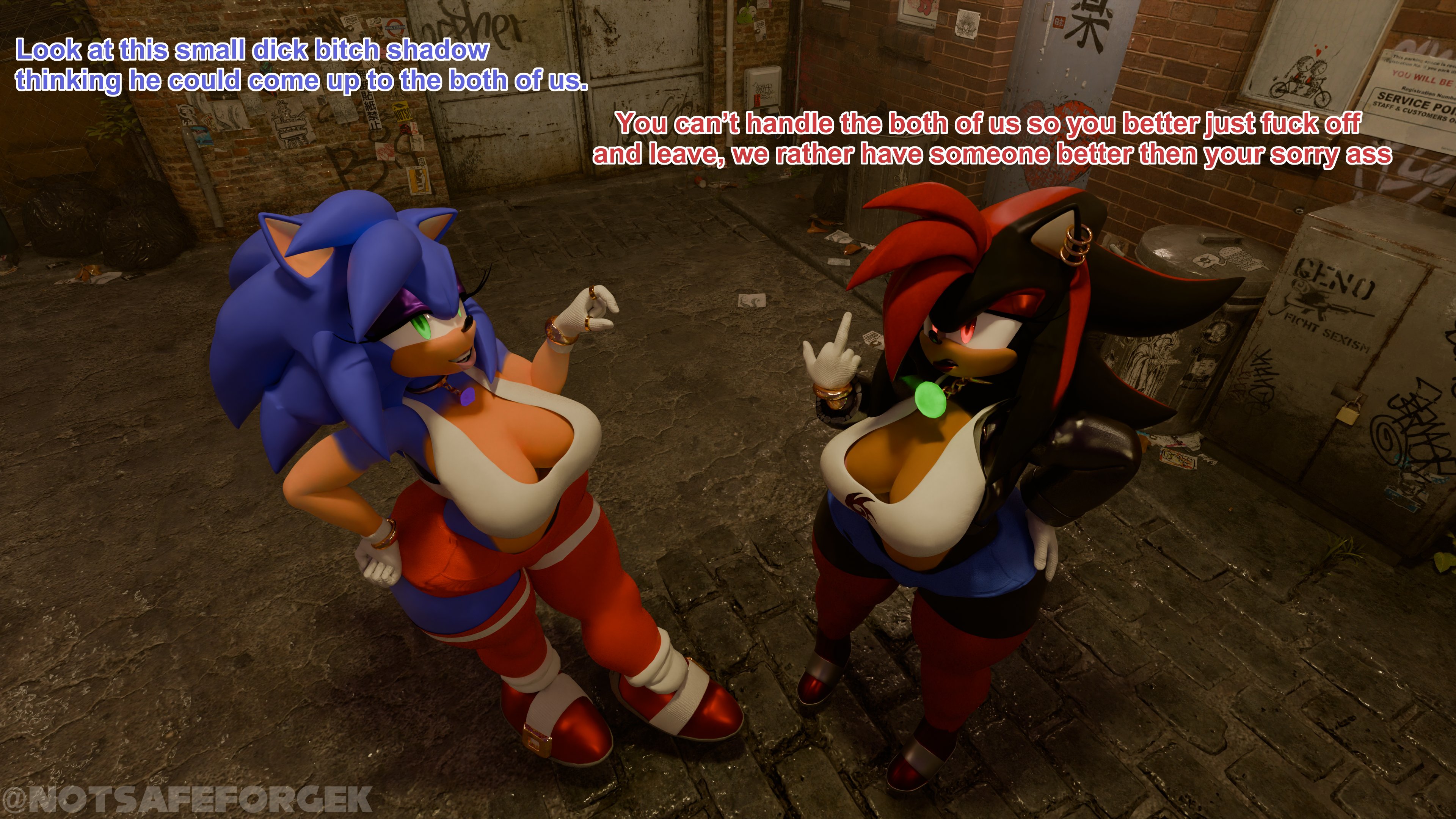 3d, big ass, big breasts, breasts, bubble butt, cleavage, female, furry, huge ass, huge breasts, notsafeforgek, rule 63, shade the hedgehog, shadow the hedgehog, sonadow, sonic (series), sonic the hedgehog, sonic the hedgehog (series), sonique the hedgehog, tagme, thick thighs, wide hips