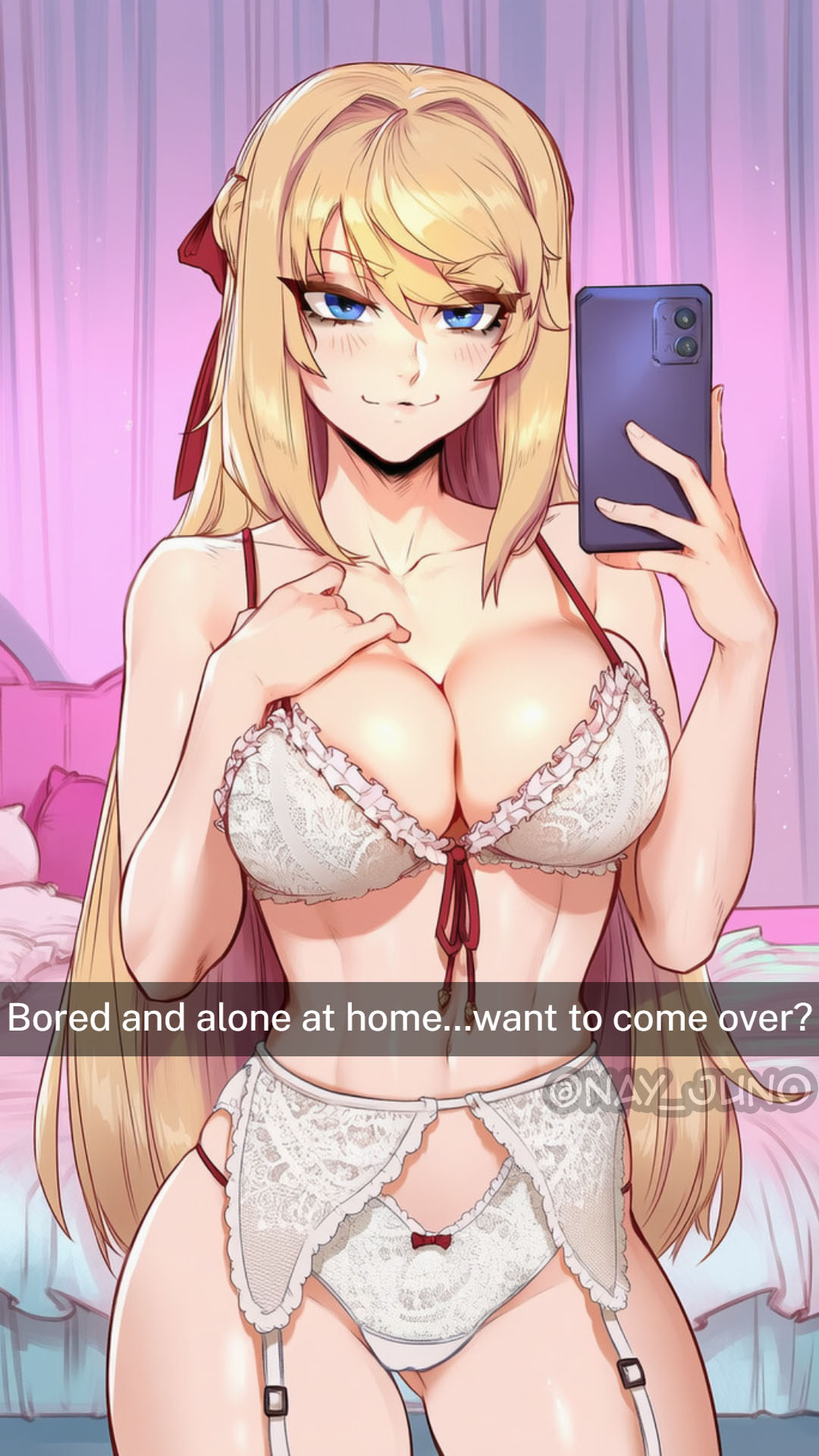 1girl, 1girls, ai assisted, ai generated, ariel anemoi asura, cheating, mushoku tensei, nay juno, netorare, ntr, sexy, snapchat, snapchat ntr
