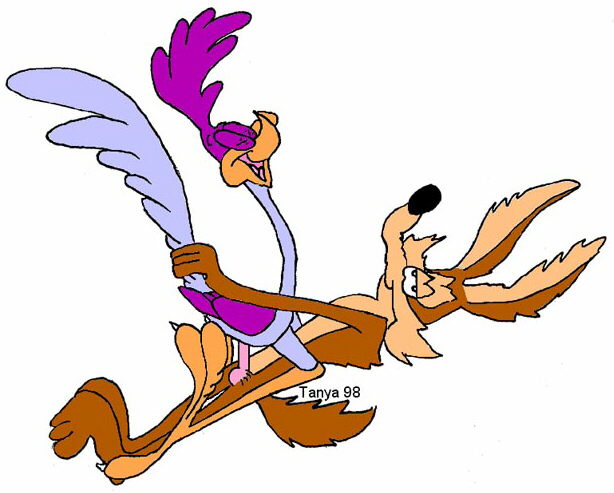 1990s 1998 20th_century ambiguous_gender interspecies male/ambiguous male_focus male_only penetration penis road_runner_(looney_tunes) roadrunner sex soft_feathers tagme warner_brothers wile_e._coyote