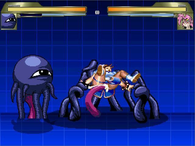 chun-li defeated kuromaru_(mugen) m.u.g.e.n pixel_art sprite straight_hair street_fighter