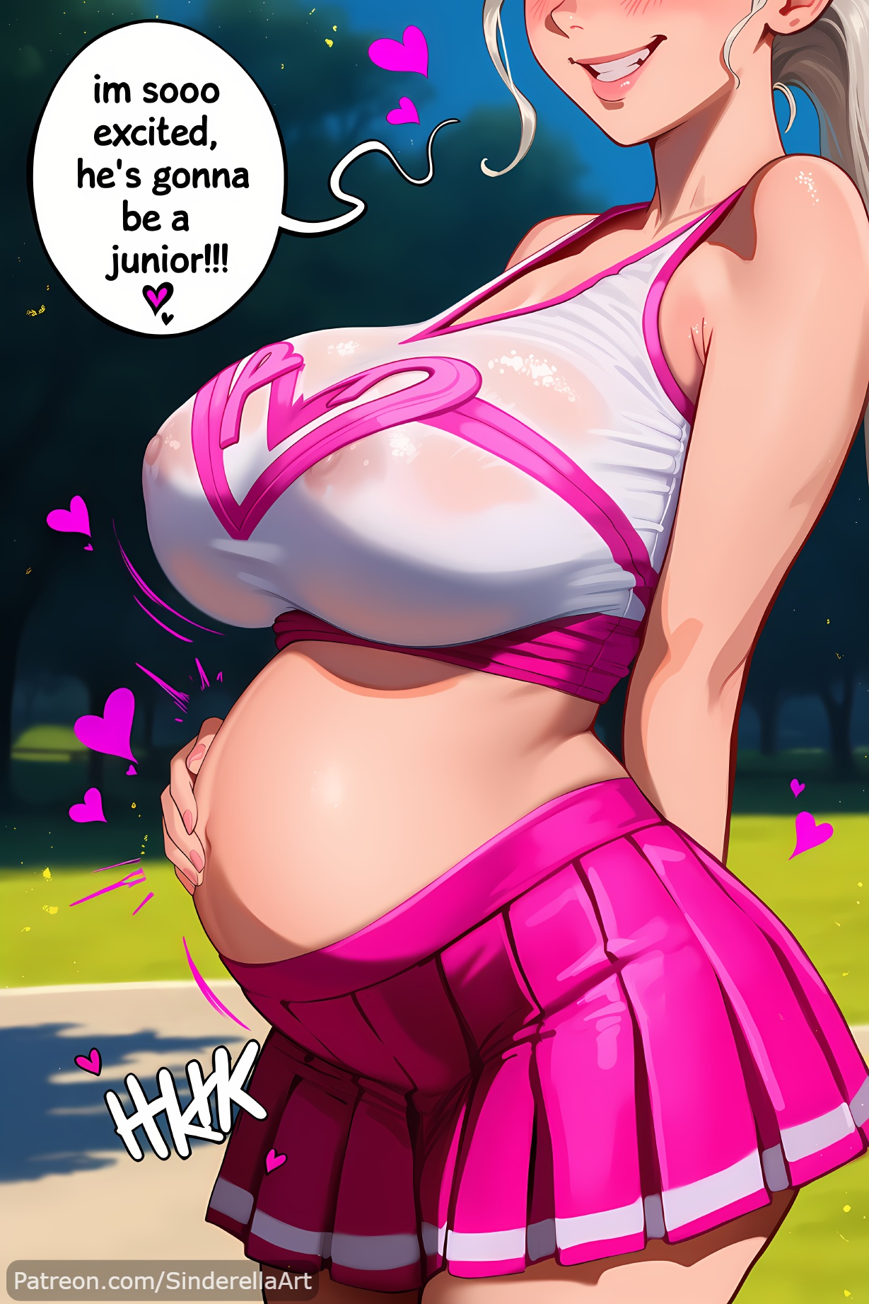 aftermath, ai generated, alternate costume, breasts, busty, caption, cheating, cheerleader, comic, comic page, commission, dialogue, diana (league of legends), english text, female, huge ass, huge belly, huge breasts, league of legends, league of legends: wild rift, legends of runeterra, netorare, ntr, patreon, patreon url, patreon username, pregnant, pregnant female, public, riot games, sinderellaart, teamfight tactics, teenage female, teenage pregnancy, teenager, tencent, text, text bubble, thick, voluptuous