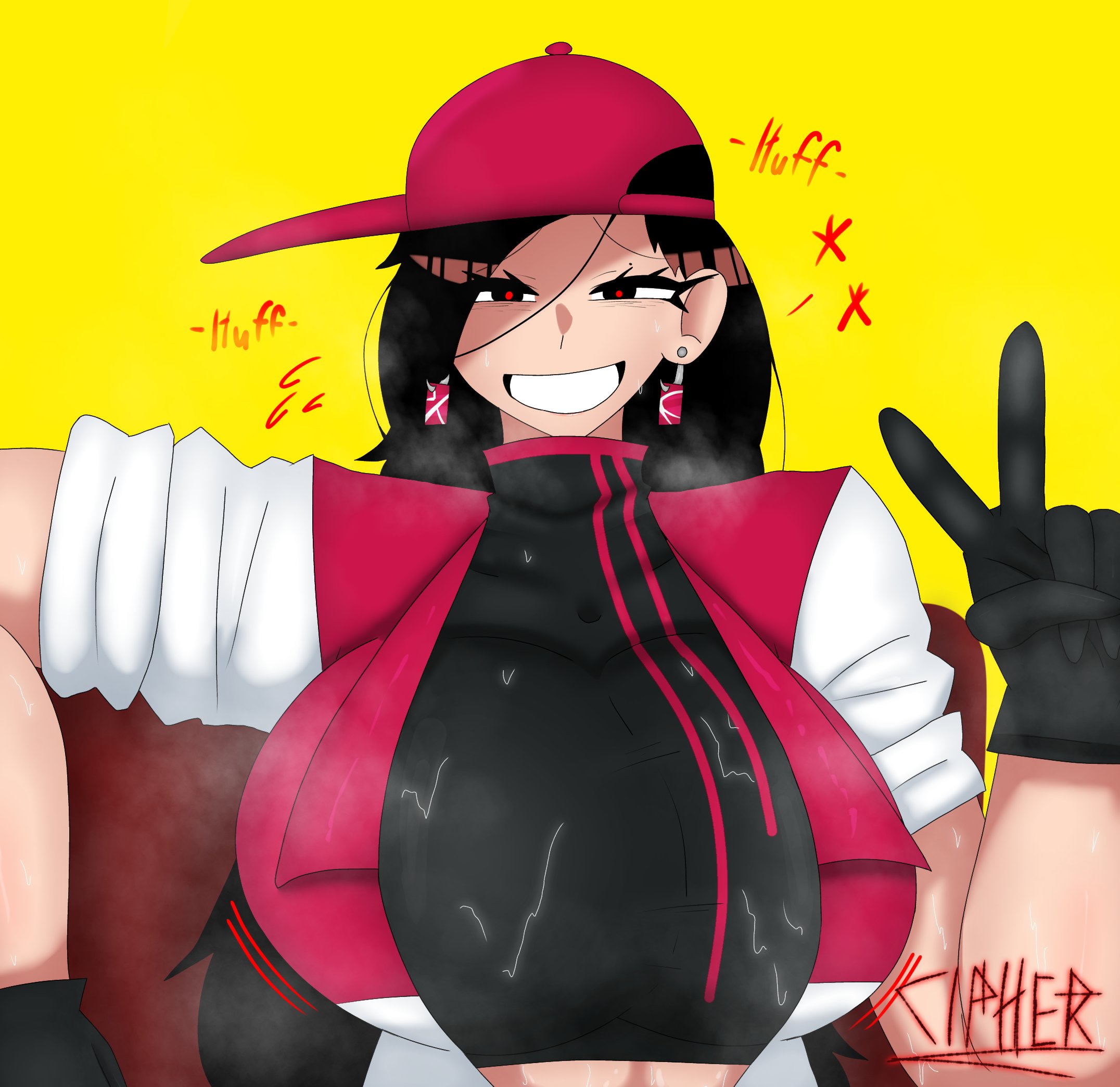 ass, big ass, big breasts, big butt, big thighs, breasts, cipherpablo, curvy, curvy figure, female, heavy breathing, large ass, large breasts, source request, sweating, synthesizer v, thick thighs, thighs, vimalion pro, voluptuous, yi xi (synthesizer v)