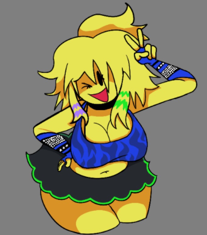 1girls, artist request, big breasts, big thighs, breasts, cleavage, female, female only, forsaken (roblox), midriff, miniskirt, noob, noob (forsaken), noob (roblox), posing, roblox, roblox game, robloxian, scene fashion, scene hair, scene noob, scenecore, source request, stomach, tagme, thick thighs, thighs, v sign