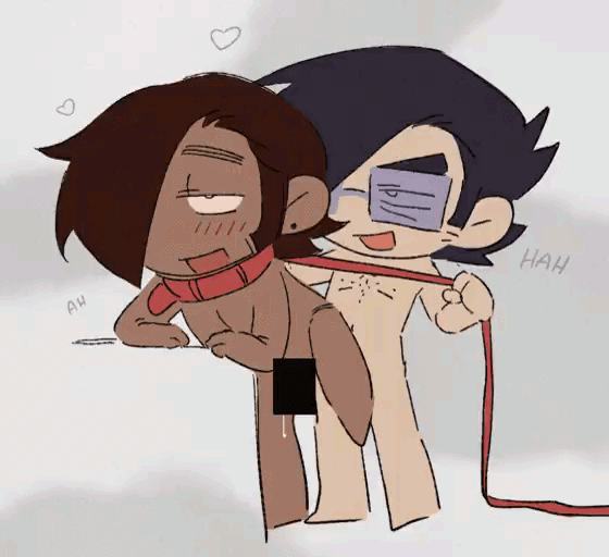 animated, censor bar, chibi, existenc3, gideon gordon graves, male, matthew patel, scott pilgrim, scott pilgrim takes off, tagme, yaoi