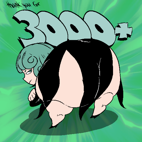 1girls, among us reference, animated, arms crossed, ass, ass body, female, female focus, female only, green eyes, green hair, hips, hyper, hyper ass, large ass, looking back, meme, milestone celebration, one-punch man, overlord-wrath, shaking ass, shaking butt, shortstack, tatsumaki, thick thighs, thighs, twerk, twerking, wide hips