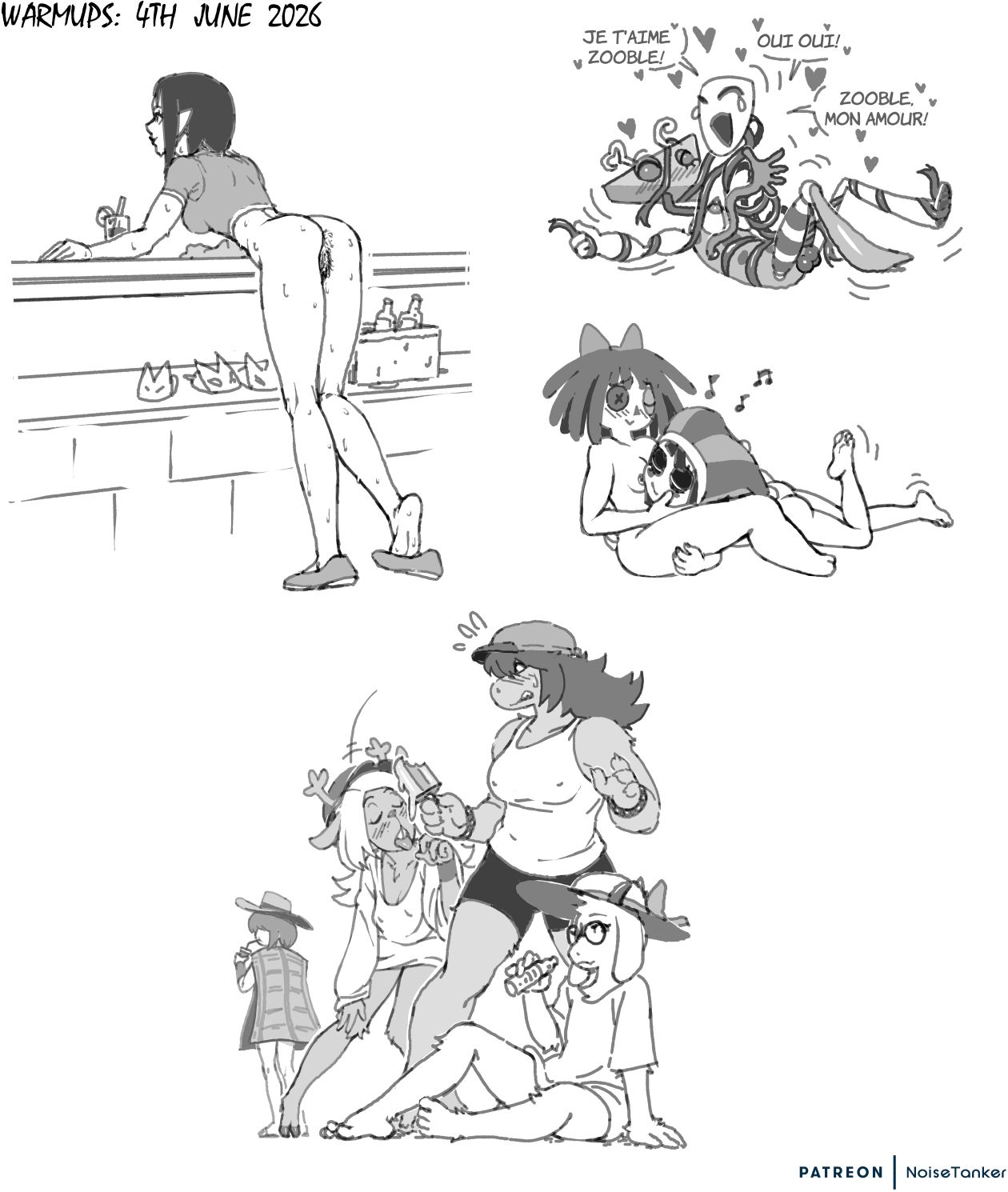 1boy, 2others, 6girls, alternate version at patreon, anus, ass, balls, bombchu lady, breasts, deltarune, female, gangle (the amazing digital circus), kris (deltarune), lesbian sex, male, noelle holiday, noisetanker, nonbinary, penis, pomni (the amazing digital circus), pussy, ragatha (the amazing digital circus), ralsei, sex, susie (deltarune), the amazing digital circus, the legend of zelda, yuri, zooble (the amazing digital circus)