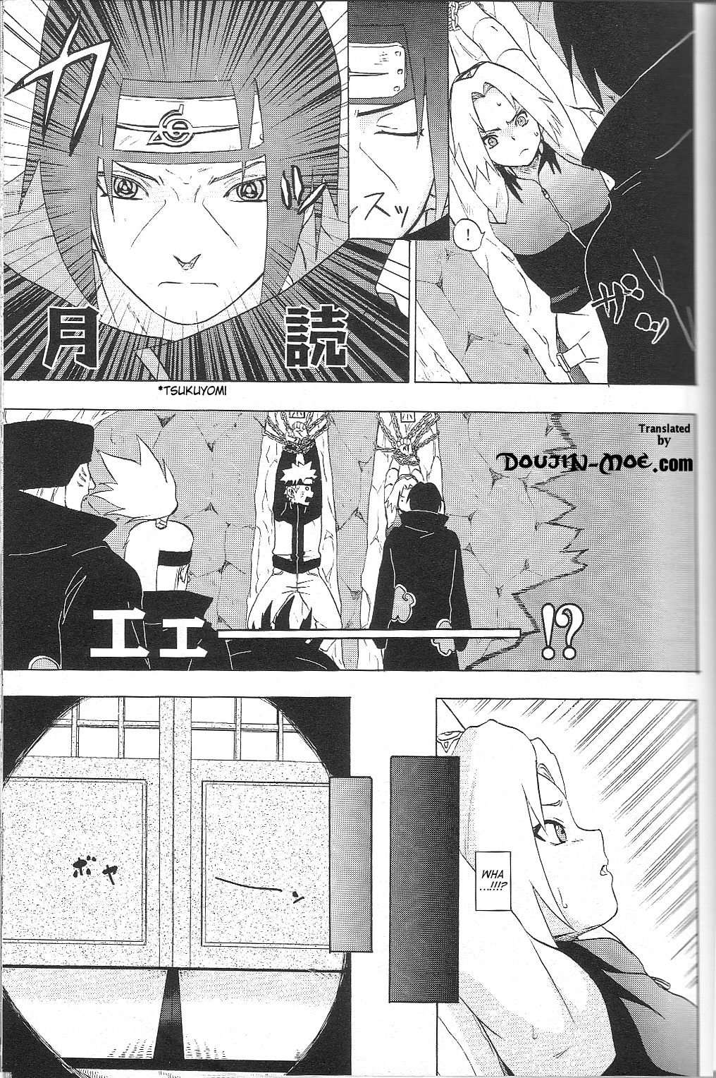 akatsuki akatsuki_(naruto) comic deidara dialogue doujinshi english_text female hoshigaki_kisame human koala_machine kuroageha male naruto naruto_shippuden ninja pain_(naruto) sakura_haruno sasori sex sharingan text uchiha_itachi uzumaki_naruto