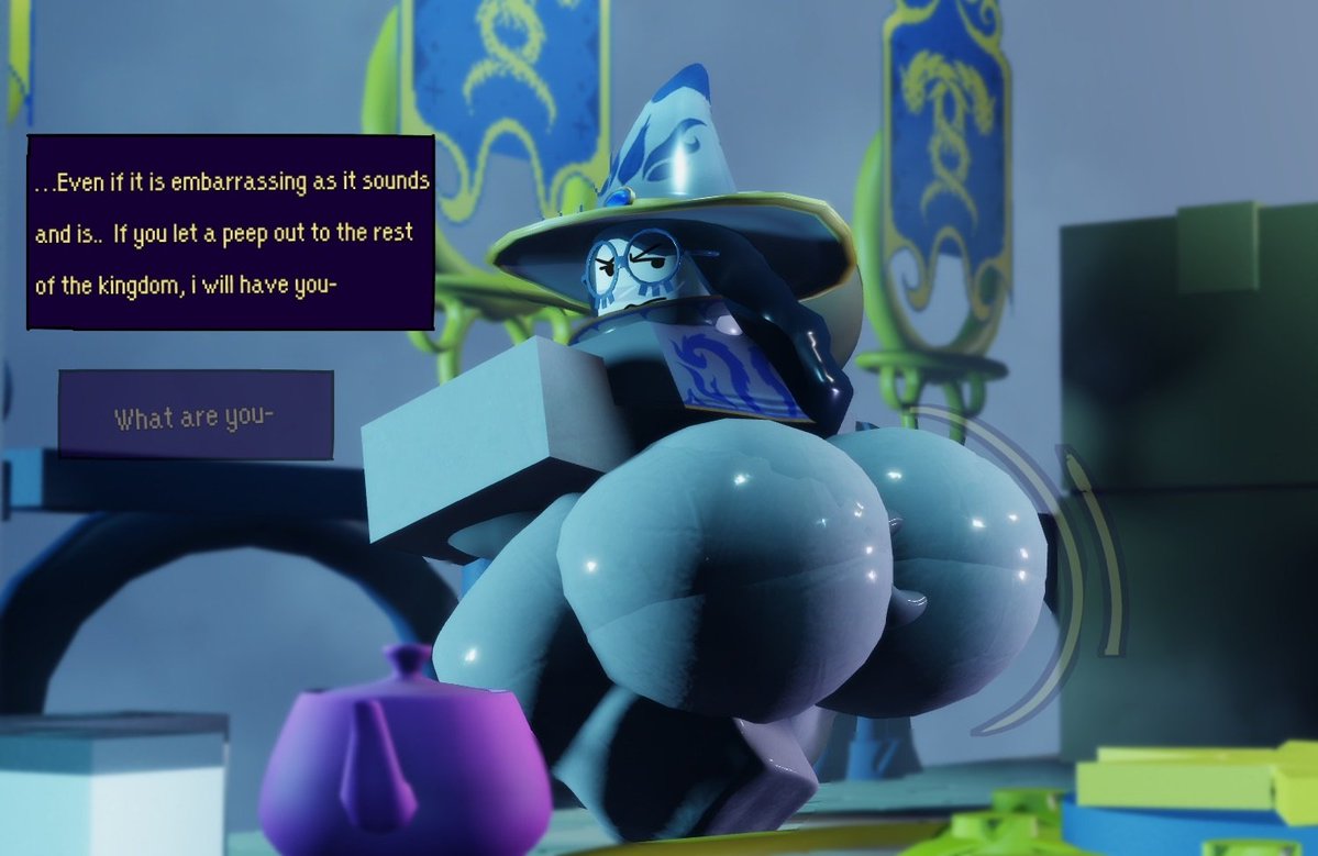 1girls, 3d, ass, ass clapping, ass focus, azuri (block tales), block tales, dialogue, english text, gaslight engine, roblox, roblox game, robloxian, tagme, text, text box, twerking