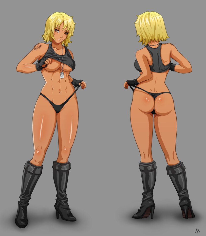 1girls abs ass blonde_hair breasts female halo_(game) halo_(series) john-117 rule_63 shirt_lift solo spartan tagme thong underboob