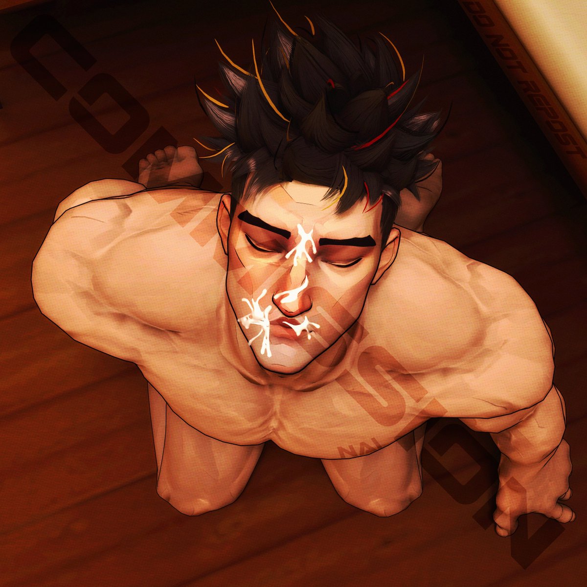 1male 2male 3d 3d_model back_muscles chest closed_eyes comission cum_on_face cum_on_mouth cum_on_nose facial foreskin foreskin_folds foreskin_pull fully_naked fully_naked_male fully_nude fully_nude_male human human_male iron_fist iron_fist_(marvel_rivals) kneeling kneeling_on_floor kneeling_on_ground lin_lie male male/male male_only marvel marvel_comics marvel_rivals muscles naiokenx10 naked naked_male no_visible_genitalia nude nude_male penis solo_male uncircumcised