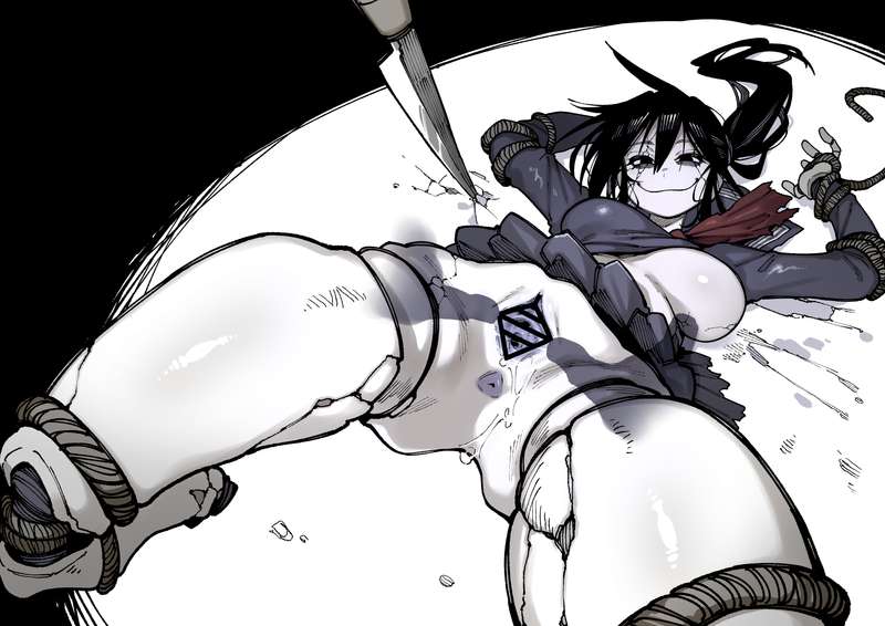 1girls, ayakakashi, black hair, breasts, creepy, creepy smile, fanbox reward, female, female focus, female only, high quality, high resolution, highres, horror, horror (theme), karasu raven, large breasts, looking at viewer, monster, monster girl, nightmare waifu, one breast out, one breast out of clothes, ponytail, sailor collar, scarecrow, school uniform, schoolgirl, schoolgirl uniform, silent hill, silent hill f, skirt, smile, thick, thick thighs, thighhighs, thighs, uniform
