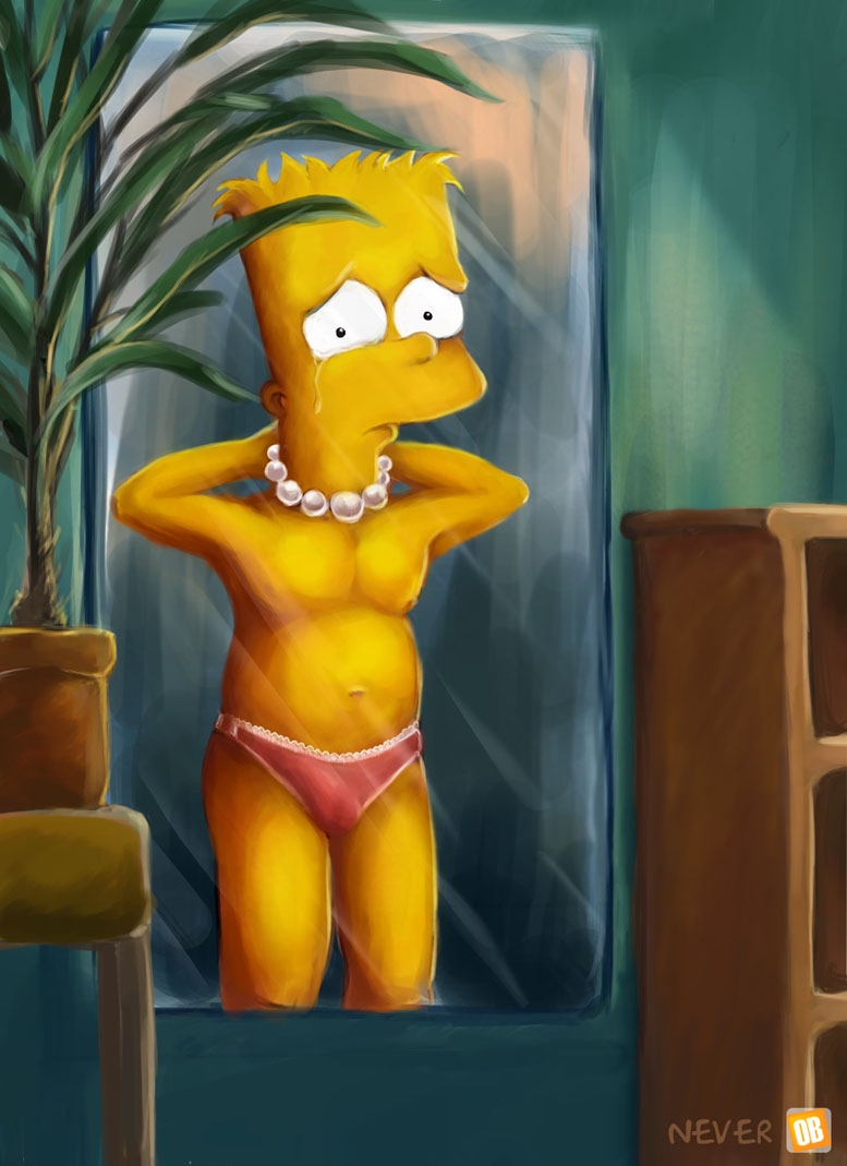 bart_simpson girly human male male_only orange_box solo tagme the_simpsons yellow_body