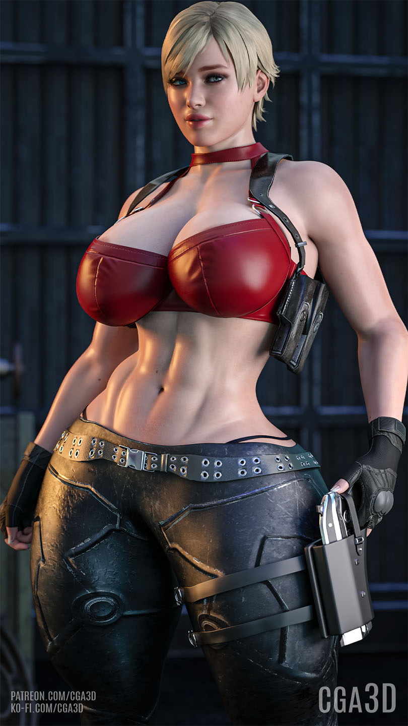 1girls, 3d, ass, big ass, big breasts, breasts, bust, busty, capcom, cga3d, curvaceous, curvy, curvy figure, erotichris, female, female focus, female only, hips, hourglass figure, huge ass, huge breasts, large ass, large breasts, legs, light skin, light-skinned female, muscular, muscular female, resident evil, resident evil 6, sherry birkin, slim waist, thick, thick hips, thick legs, thick thighs, thighs, voluptuous, waist, wide hips