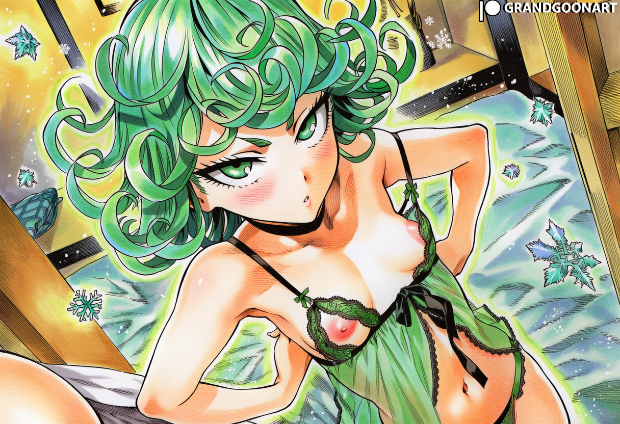 1girls, accurate art style, ai generated, ass, breasts, exposed breasts, grandgoonart, lingerie, lingerie only, looking at viewer, manga, manga cover, manga page, manga style, nipples, one-punch man, patreon, patreon username, petite, petite body, petite female, shonen jump, small ass, small breasts, solo, solo focus, tatsumaki