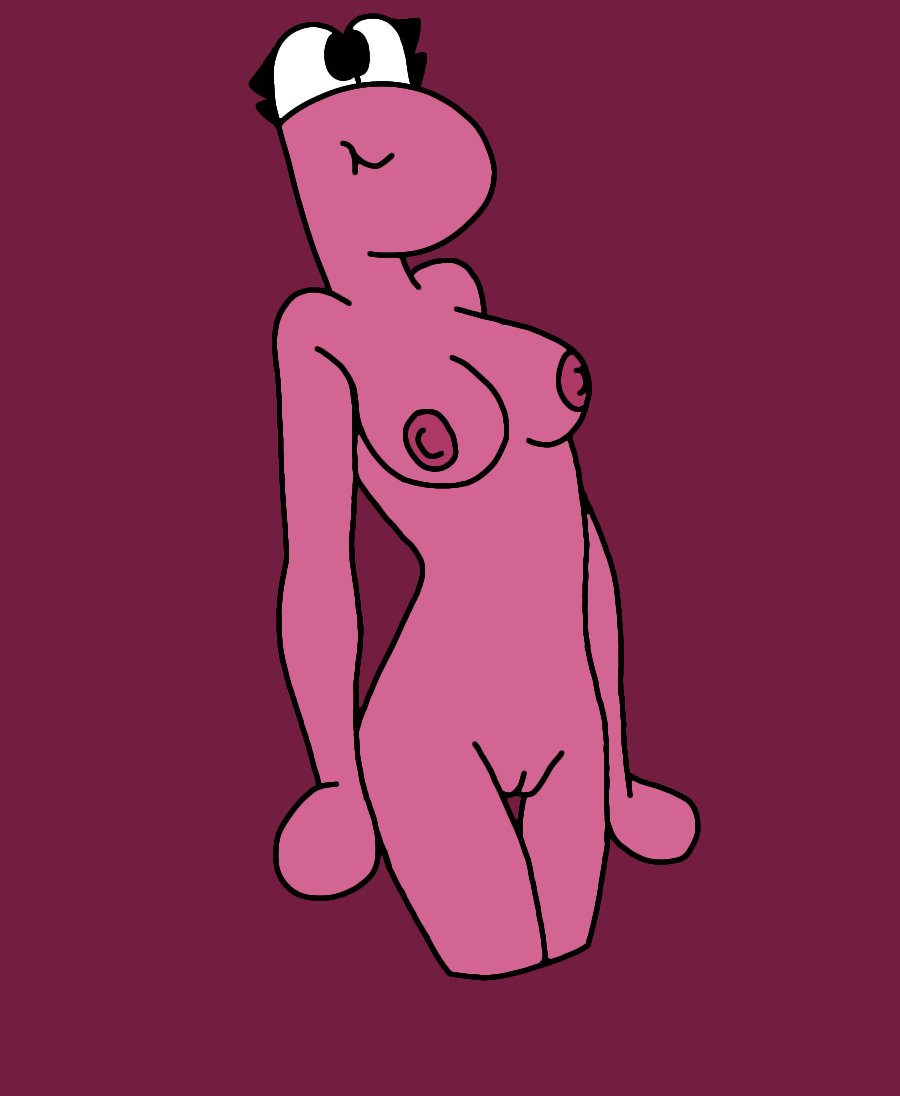 alphabet_(mike_salcedo) anthro body female girl p_(mike_salcedo) pink_body pussy