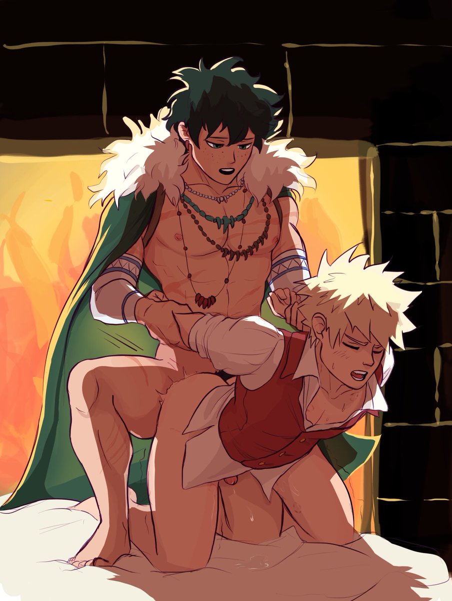 2boys abs anal ass clothed clothed_sex cum gay izuku_midoriya katsuki_bakugou male male_only my_hero_academia penis reallycorking tagme yaoi