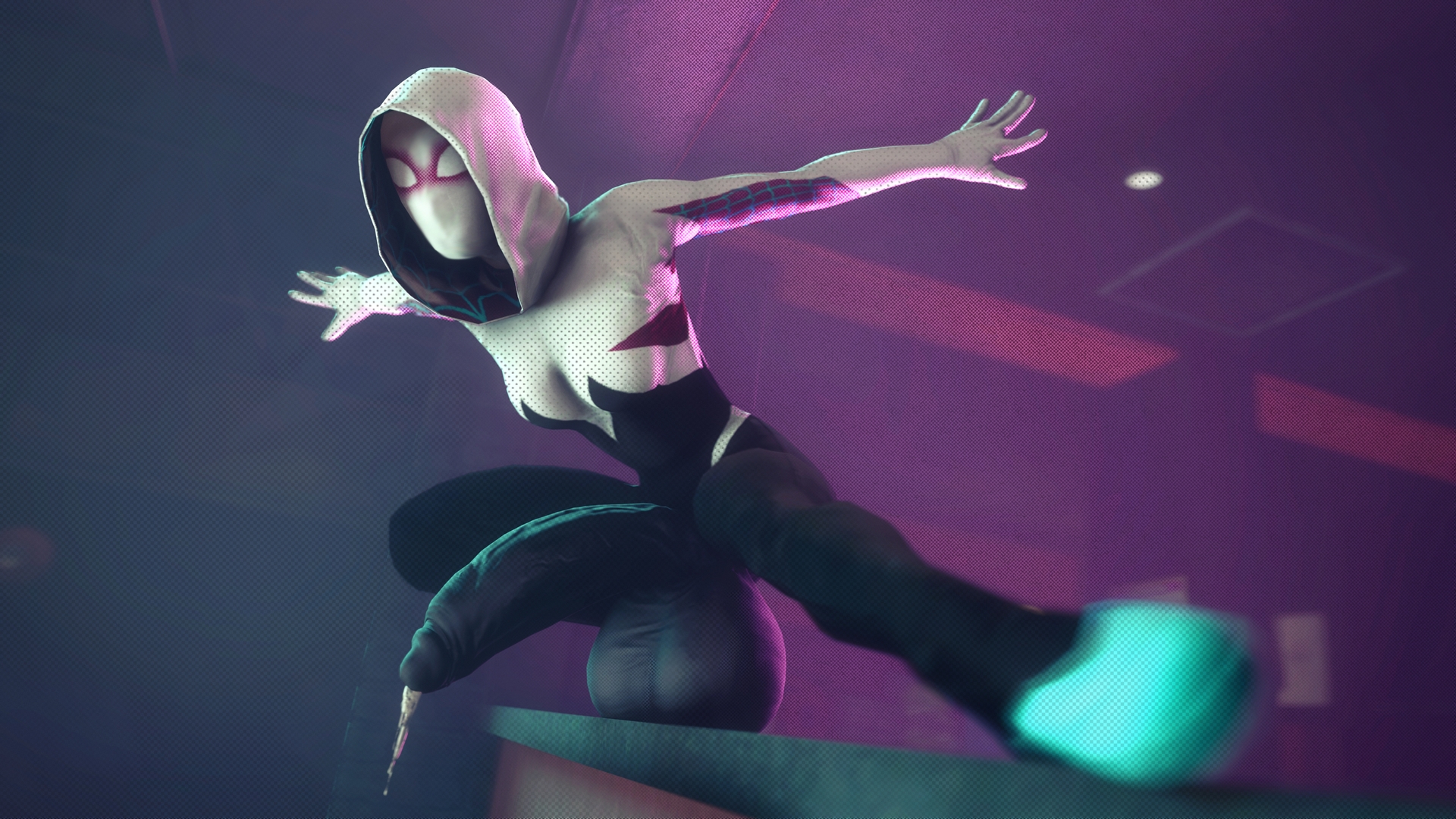 1futa, 3d, balls, balls bulge, balls under clothes, bodysuit, breasts, bulge, casual, clothing, condom suit, cum, cumshot, demisak, ejaculation, erection, erection under clothes, female, futa only, futanari, genitalwear, gwen stacy, half-erect, hands-free, handsfree ejaculation, human, hyper, hyper balls, hyper penis, impossible clothes, intersex, latex, latex futa, marvel, marvel comics, mask, masked, masked female, muscular, muscular futa, pale skin, penis, penis bulge, penis under clothes, precum through clothes, realistic, small breasts, solo, spider-gwen, spider-man (series), tenting, wide hips