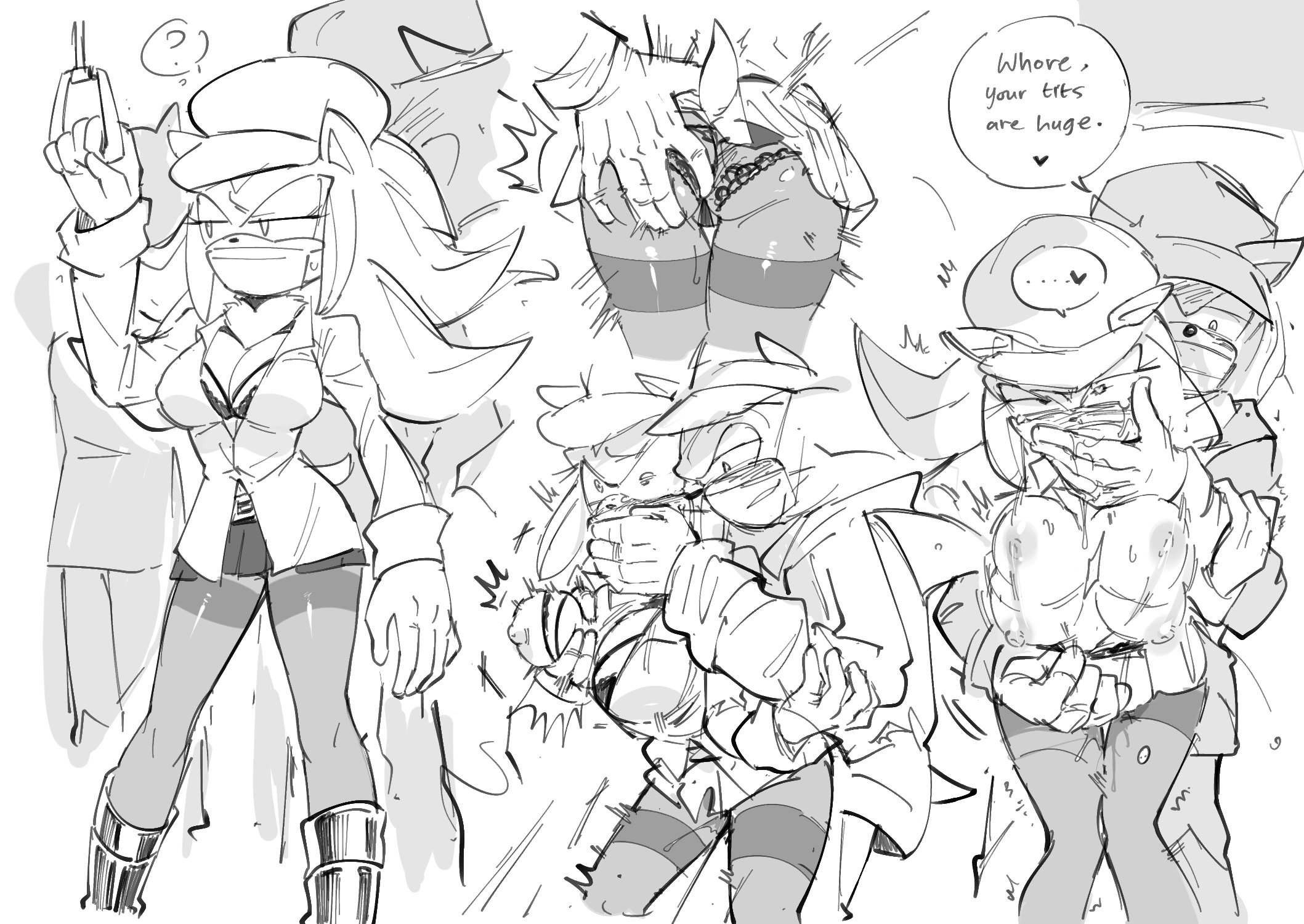 1boy, 1girls, background characters, big breasts, bouncing breasts, breasts, chest tuft, covering mouth, crying with eyes open, dubious consent, face mask, female, groping, groping breasts, junisnowhere, knees together feet apart, male, male dominating female, nonconsensual, public sex, public transportation, rape, rule 63, sega, sexual assault, shade the hedgehog, shadow the hedgehog, smacking ass, sonic (series), sonic the hedgehog, sonic the hedgehog (series), subway train