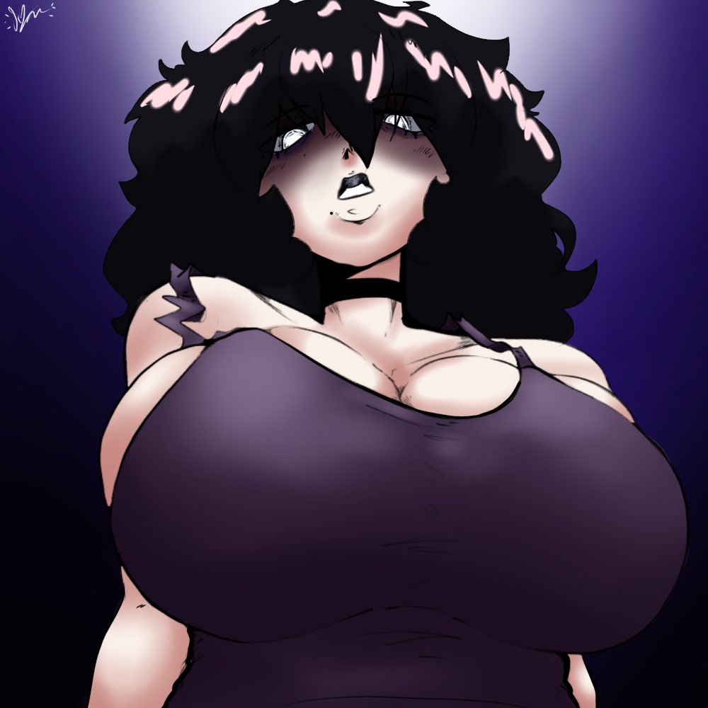 1girls, 1milf, big breasts, breasts, emotionless, female, female focus, female only, giygal, goth, goth mommy, gothic, looking at viewer, milf, oka ruto, solo, solo female, solo focus, yandere simulator