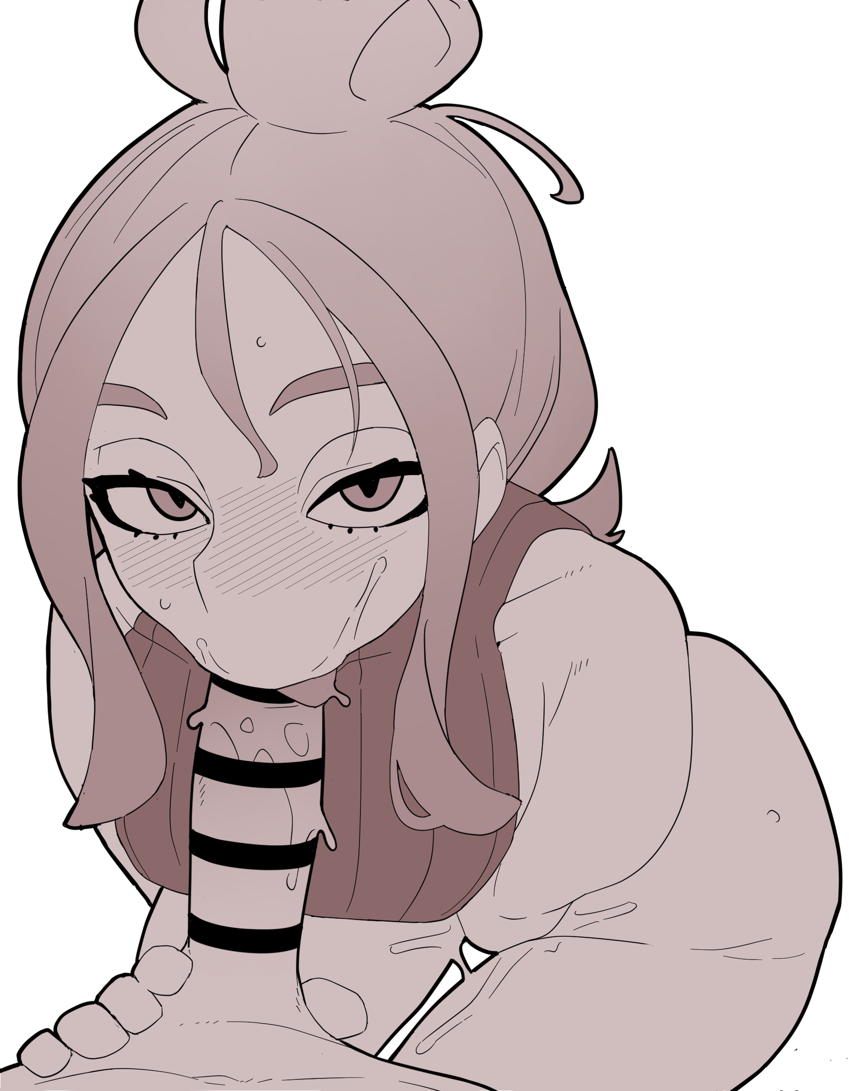 1boy, 1girls, blowjob, gai (pokemon), pokemon, pokemon legends: z-a, taunie (pokemon), townie (pokemon), urbain (pokemon), yuuri splatoon