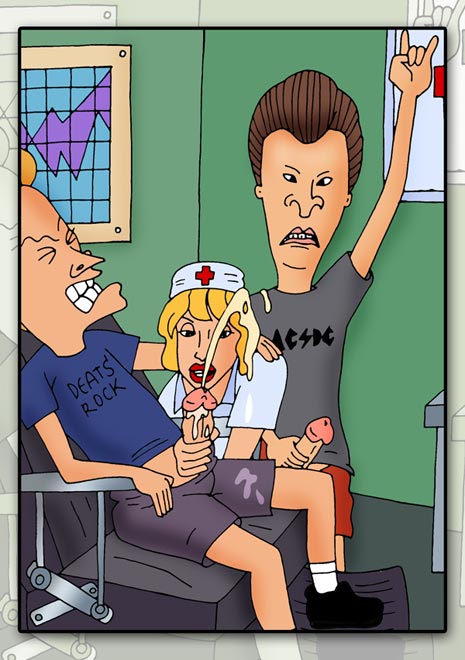 beavis beavis_and_butt-head butt-head clothing cum nurse tagme