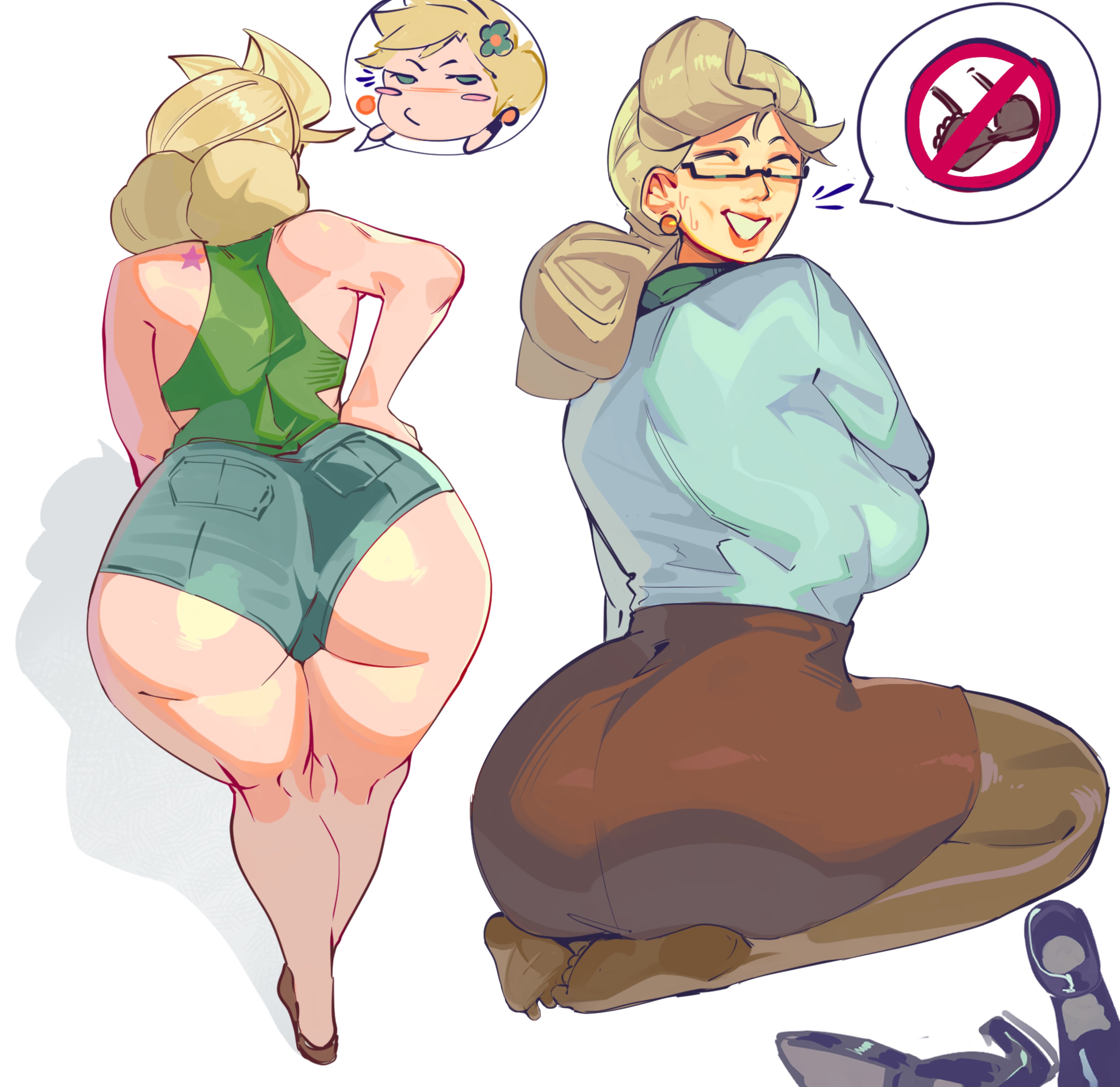 1girls, ass, battle tendency, big ass, big breasts, big butt, blonde female, blonde hair, breasts, child bearing hips, closed eyes smile, clothed, curvaceous, curvy, curvy body, curvy female, curvy figure, curvy hips, female, female only, gilf, grandma, holly kujo, huge ass, huge butt, jojo's bizarre adventure, large ass, large breasts, large butt, light skin, light-skinned female, milf, no bra, old, old suzi, old woman, older female, ryota ravioli, shounen jump, stardust crusaders, suzi q, tagme, thick ass, thick thighs, thighs, wide hips
