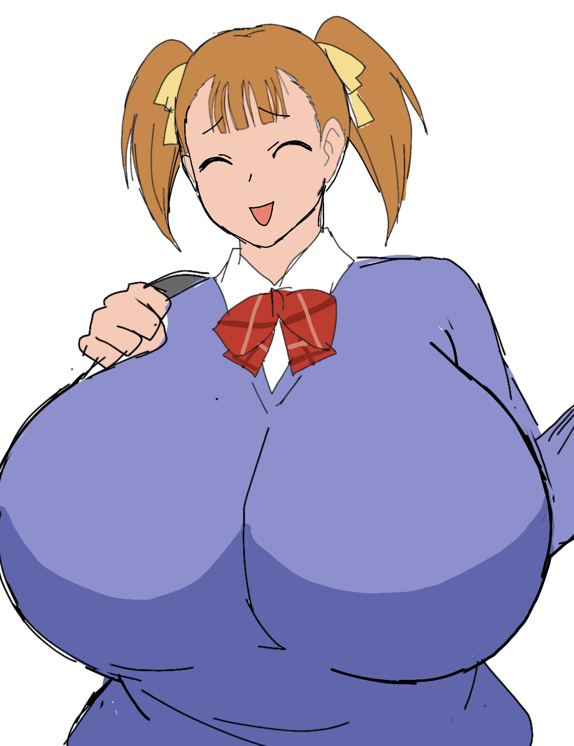 breasts, female, haha musume donburi oppai tokumori bonyuu shiru dakude, huge breasts, jpg, momiji (artist), rumi (haha musume donburi), tagme, twitter link