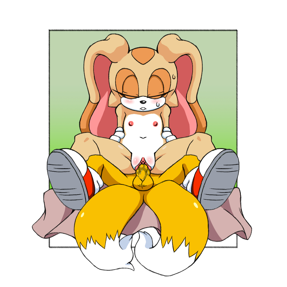 1boy, 1girls, 2010s, 2019, animal ears, anthro, anthro female, anthro male, anthro on anthro, anthro only, anthro penetrated, anthro penetrating, anthro penetrating anthro, anthrofied, balls, black nose, blush, breasts, brown nose, bunny, bunny girl, canine, closed eyes, couple, cream the rabbit, cub, cub on cub, cute, duo, erect nipples, erection, eyelashes, female, female cub, female penetrated, flat chest, footwear, fox, fox boy, fur, furry, furry female, furry male, furry only, genitals, girly, lagomorph, leatherruffian, long ears, male, male cub, male penetrating, male penetrating female, male/female, mammal, miles prower, mobian (species), multicolored tail, naked, nipples, nude, penetration, penis, pussy, pussy juice, rabbit, rabbit girl, reverse cowgirl position, sega, sex, shoes, small breasts, socks, sonic (series), sonic team, sonic the hedgehog (series), spread legs, straight, sweat, tail, tails, tails the fox, tan fur, testicles, url, vagina, vaginal penetration, vaginal sex, video games, yellow fur, young, young anthro, young female, young male