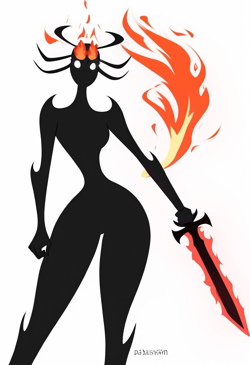 ai_generated ashi_(samurai_jack) female_only hi_res hourglass_figure monster_girl samurai_jack